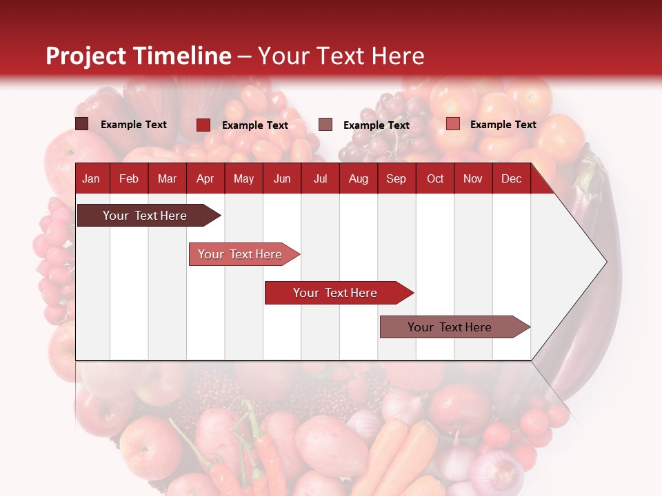 Isolated Fresh Grape PowerPoint Template