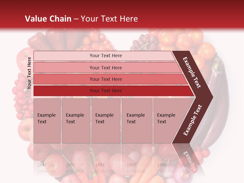 Isolated Fresh Grape PowerPoint Template