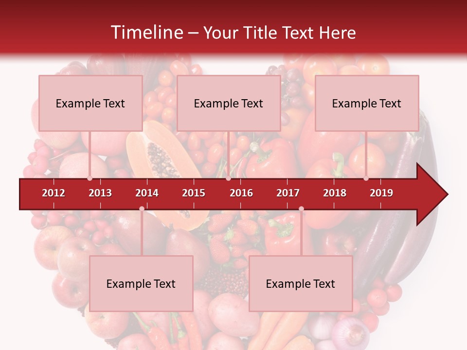 Isolated Fresh Grape PowerPoint Template