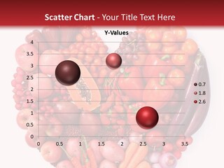 Isolated Fresh Grape PowerPoint Template