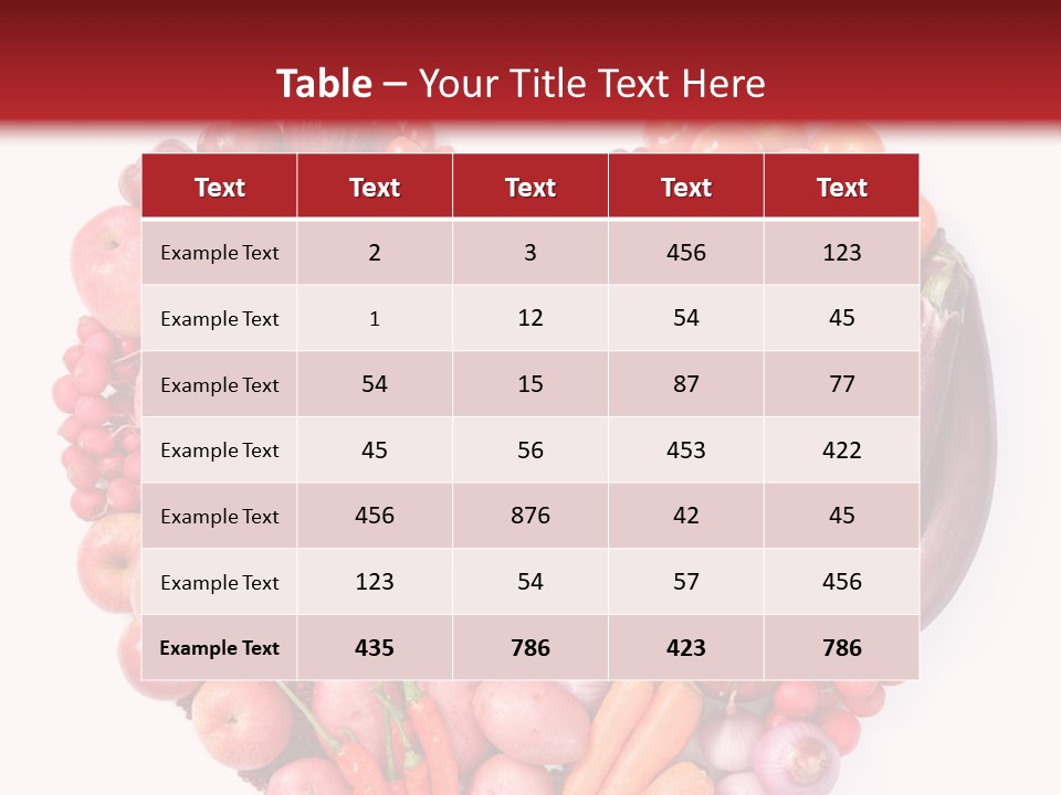 Isolated Fresh Grape PowerPoint Template