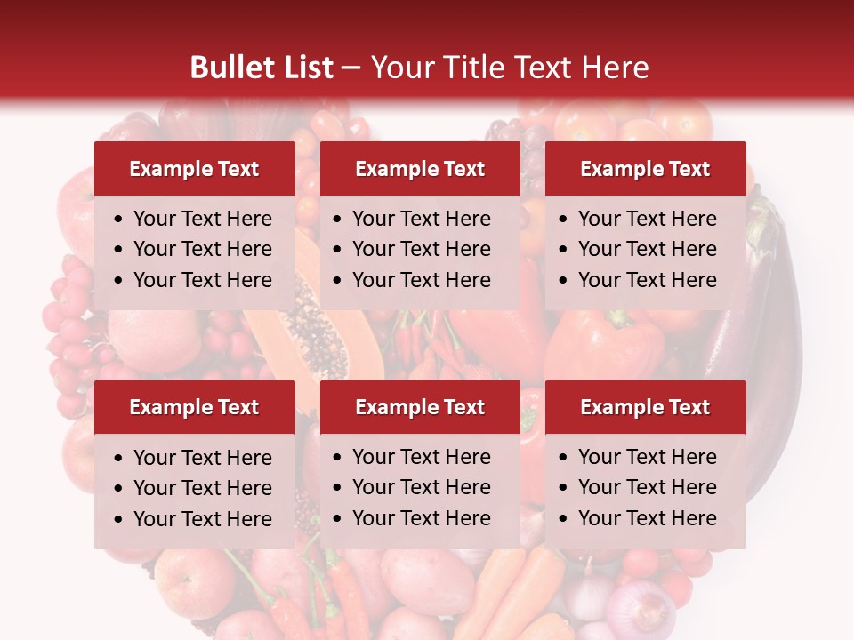 Isolated Fresh Grape PowerPoint Template