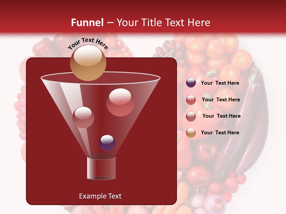 Isolated Fresh Grape PowerPoint Template