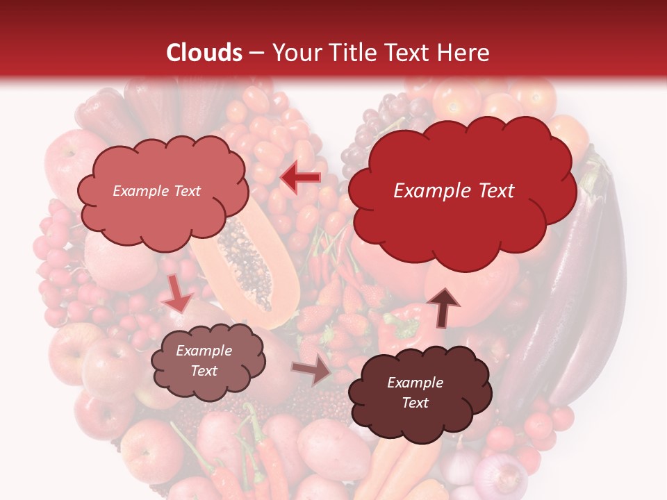 Isolated Fresh Grape PowerPoint Template