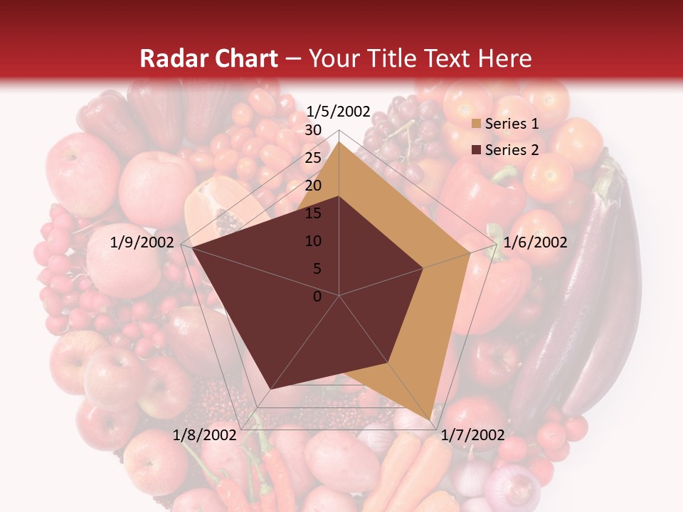 Isolated Fresh Grape PowerPoint Template