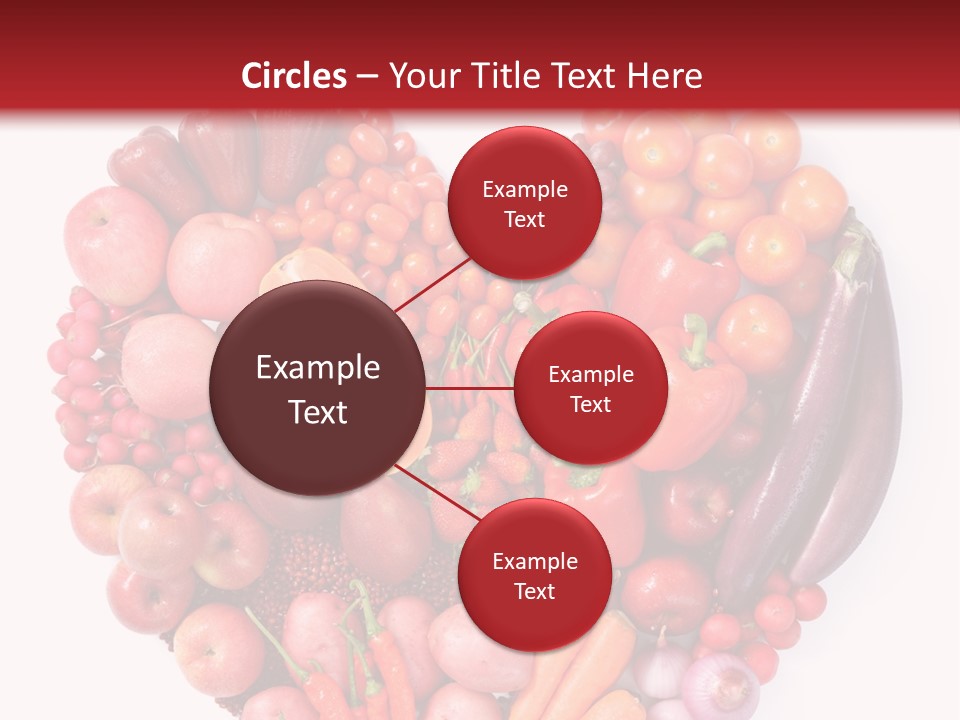 Isolated Fresh Grape PowerPoint Template