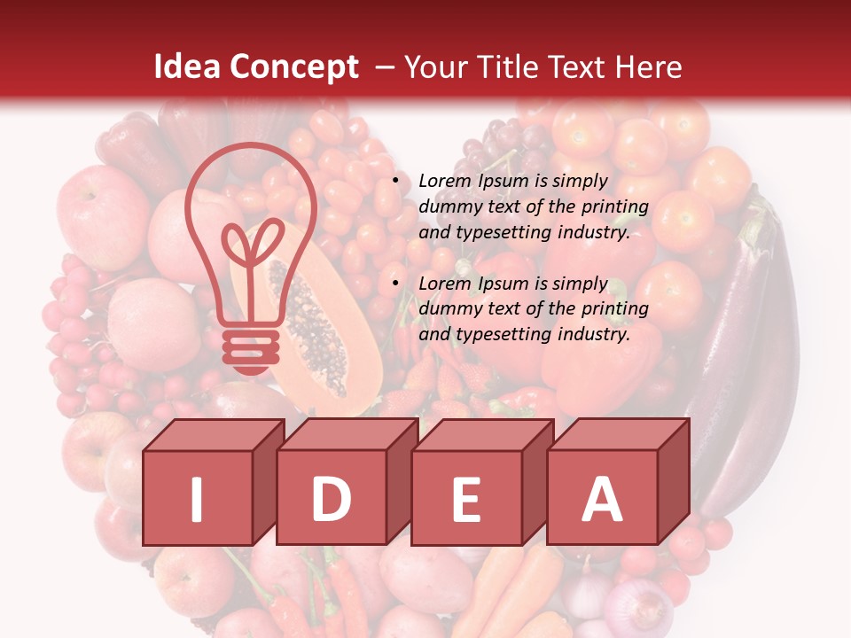 Isolated Fresh Grape PowerPoint Template