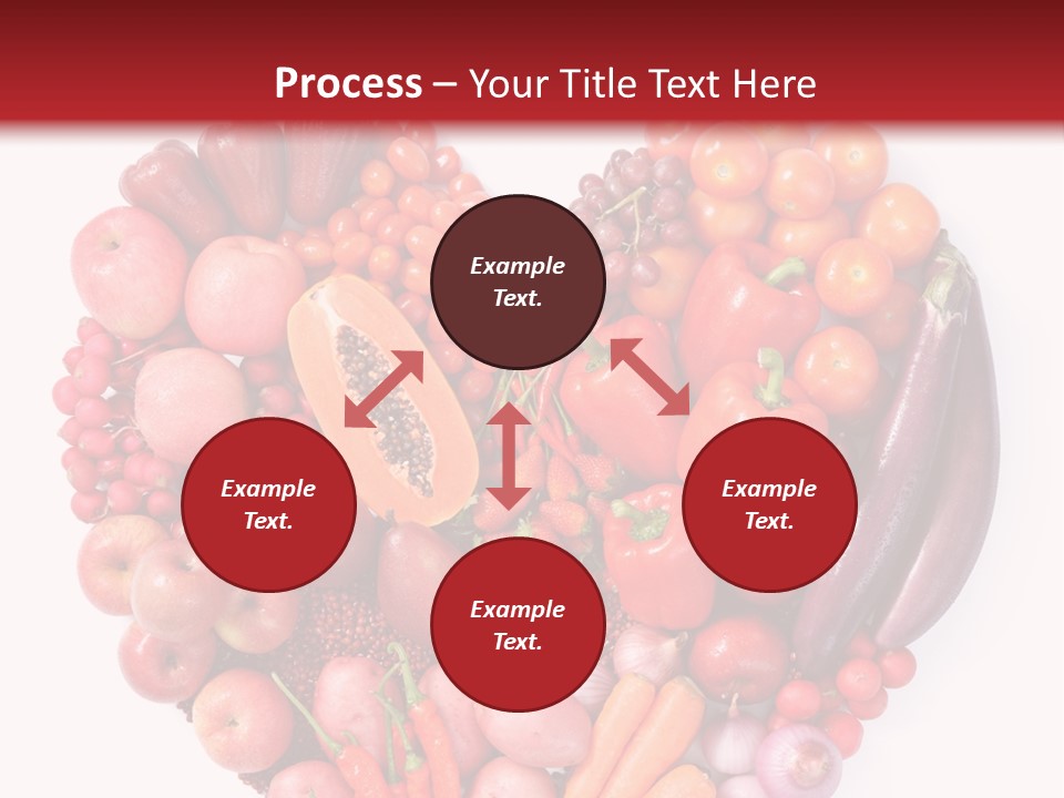 Isolated Fresh Grape PowerPoint Template