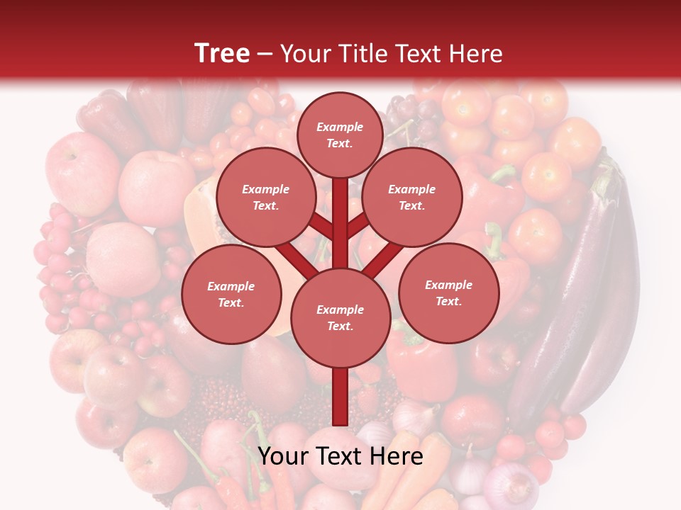 Isolated Fresh Grape PowerPoint Template
