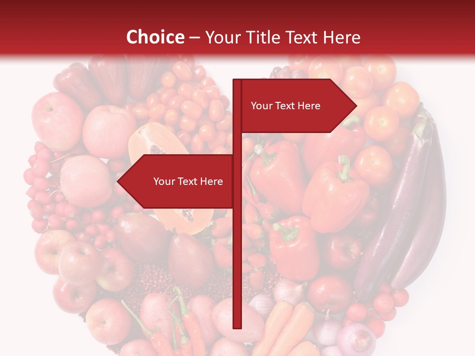 Isolated Fresh Grape PowerPoint Template