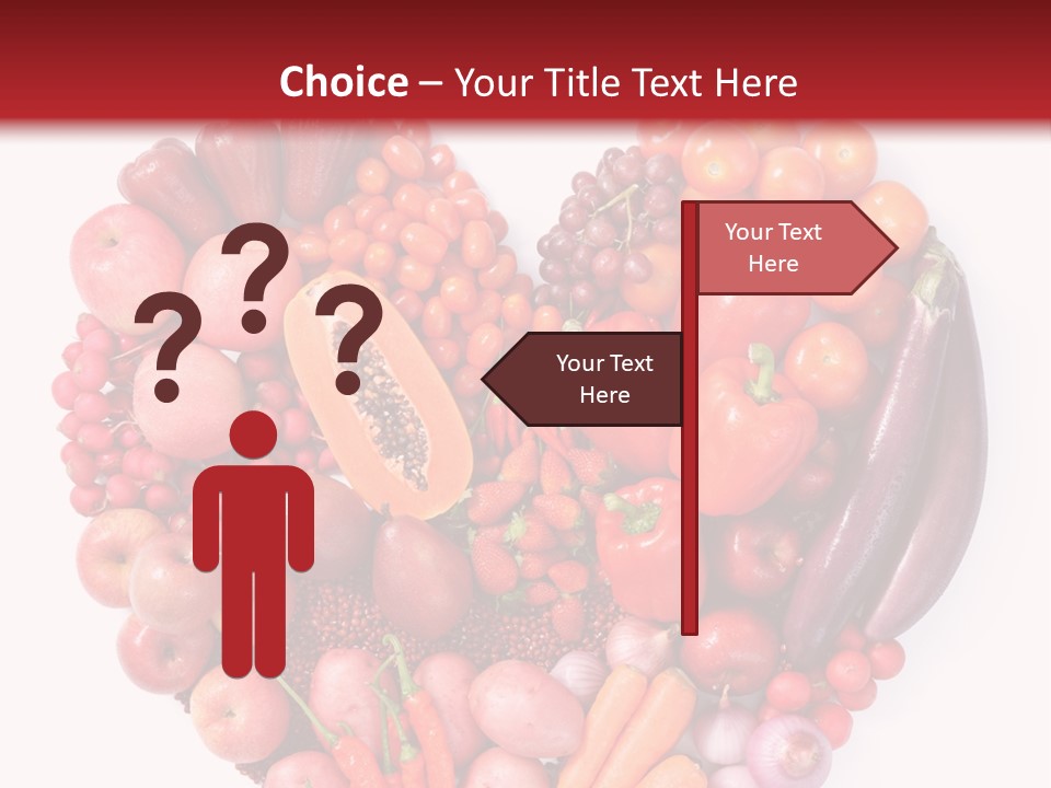 Isolated Fresh Grape PowerPoint Template