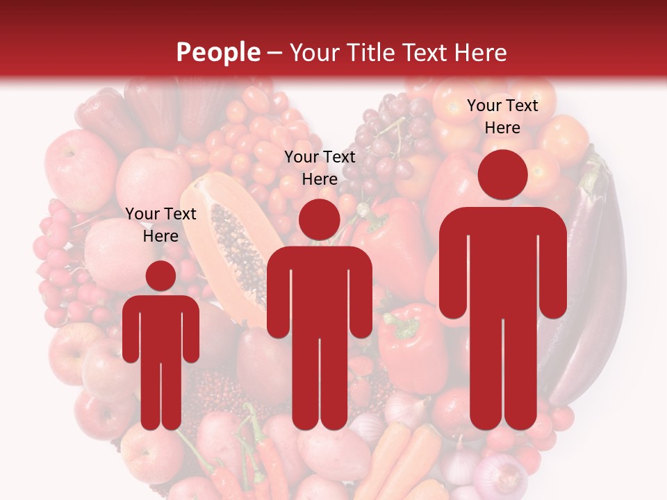 Isolated Fresh Grape PowerPoint Template