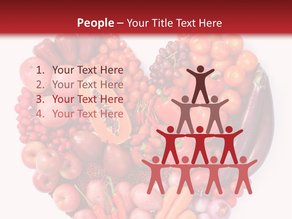 Isolated Fresh Grape PowerPoint Template