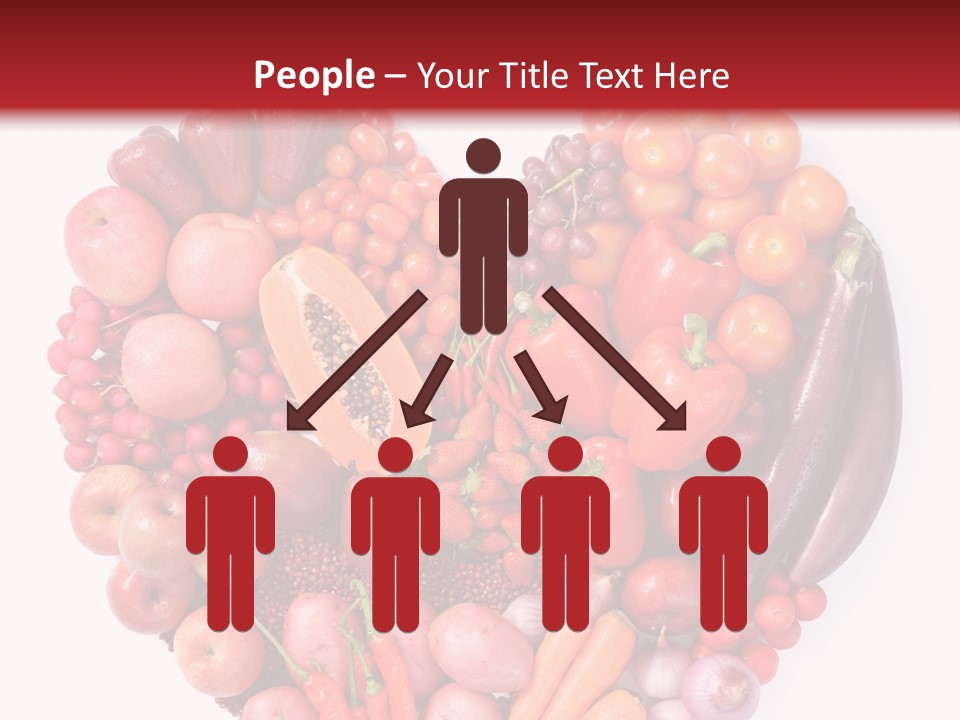 Isolated Fresh Grape PowerPoint Template