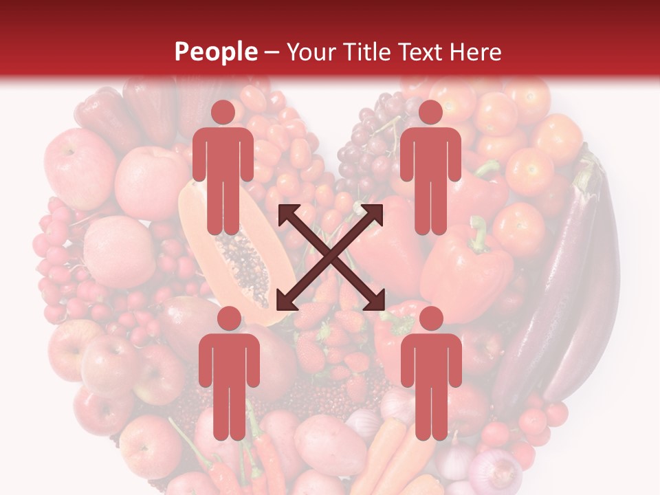 Isolated Fresh Grape PowerPoint Template