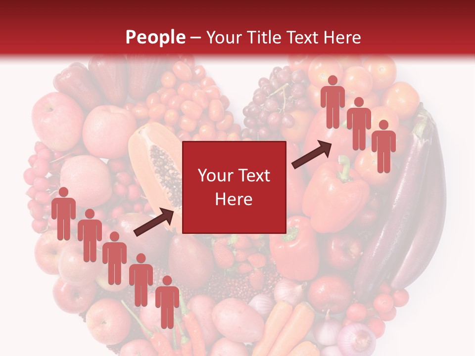 Isolated Fresh Grape PowerPoint Template