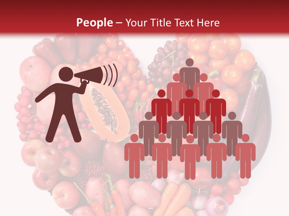 Isolated Fresh Grape PowerPoint Template