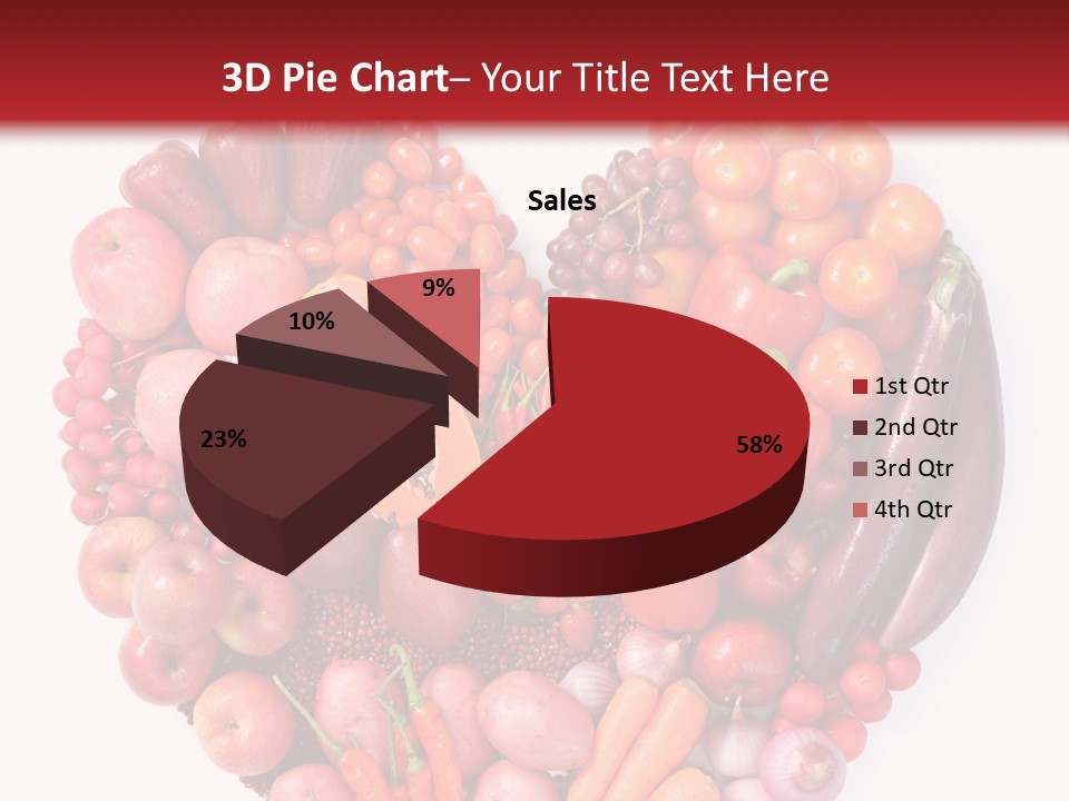 Isolated Fresh Grape PowerPoint Template