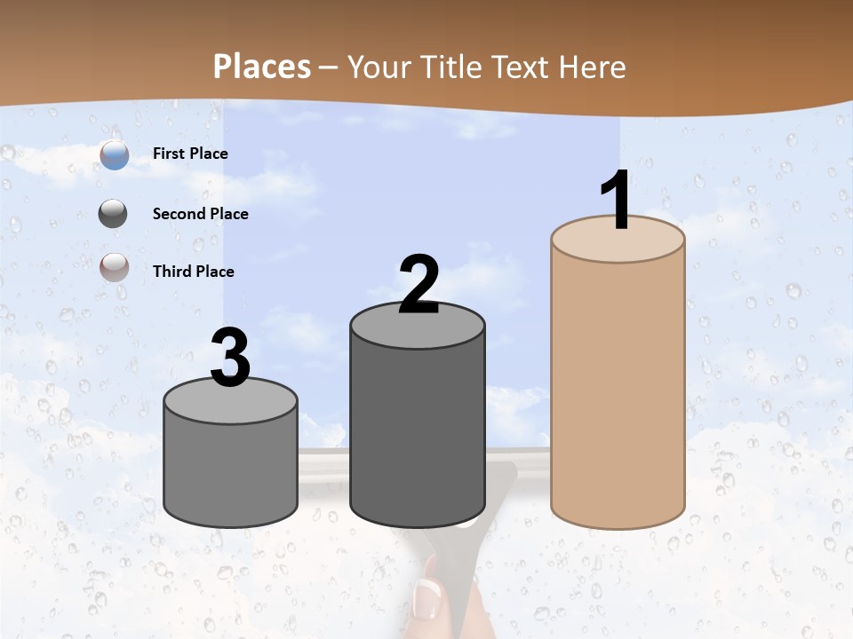 Pretty Girl Face PowerPoint Template