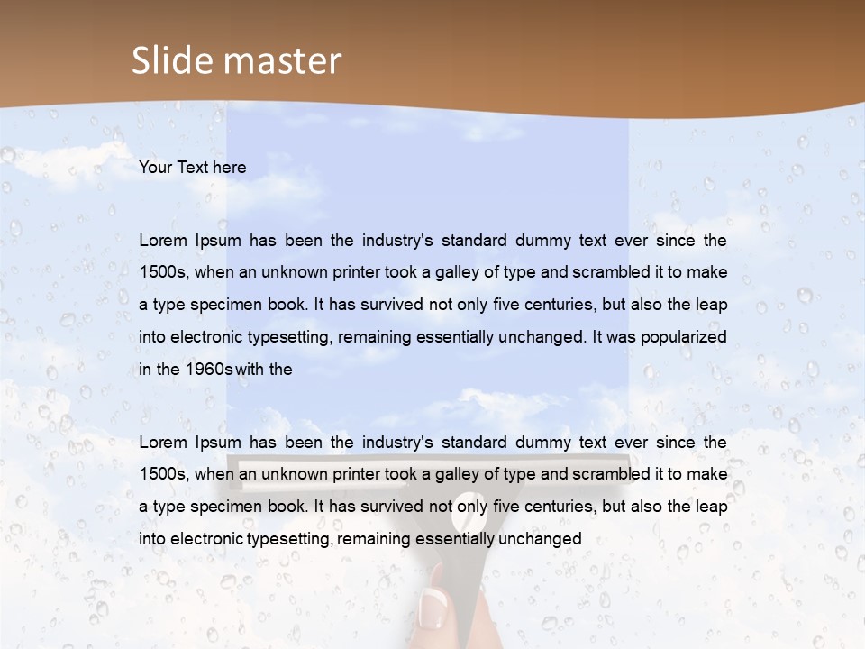 Pretty Girl Face PowerPoint Template