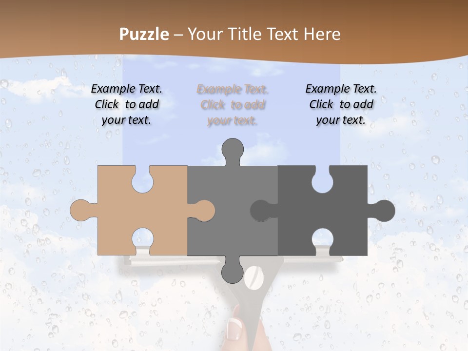 Pretty Girl Face PowerPoint Template