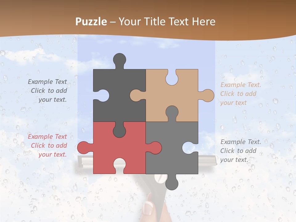 Pretty Girl Face PowerPoint Template