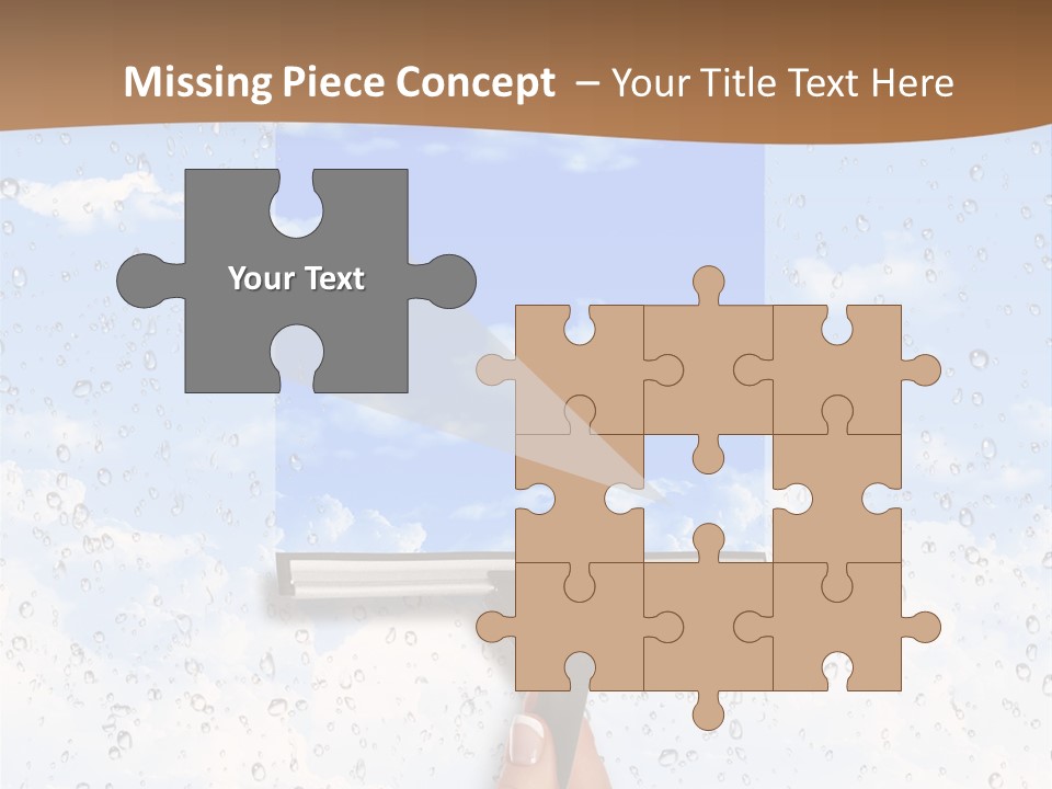 Pretty Girl Face PowerPoint Template