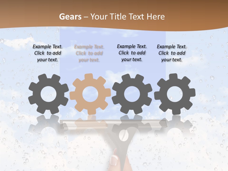 Pretty Girl Face PowerPoint Template