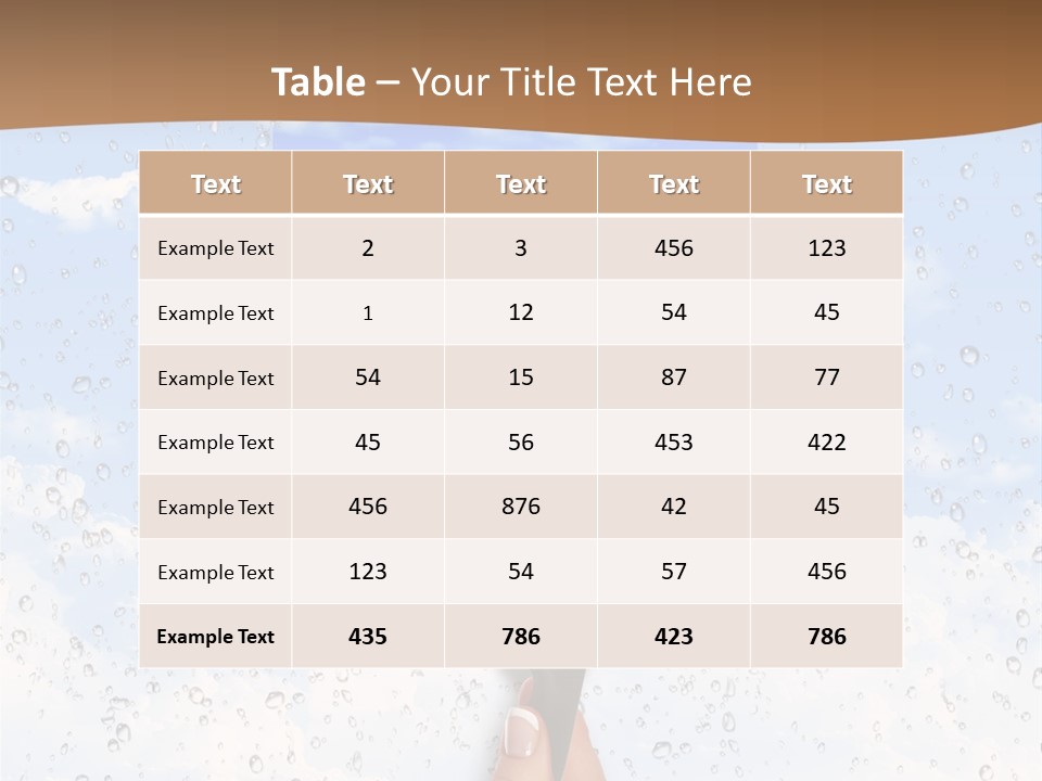 Pretty Girl Face PowerPoint Template