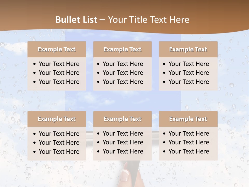 Pretty Girl Face PowerPoint Template