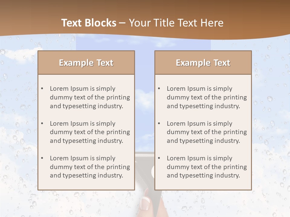 Pretty Girl Face PowerPoint Template