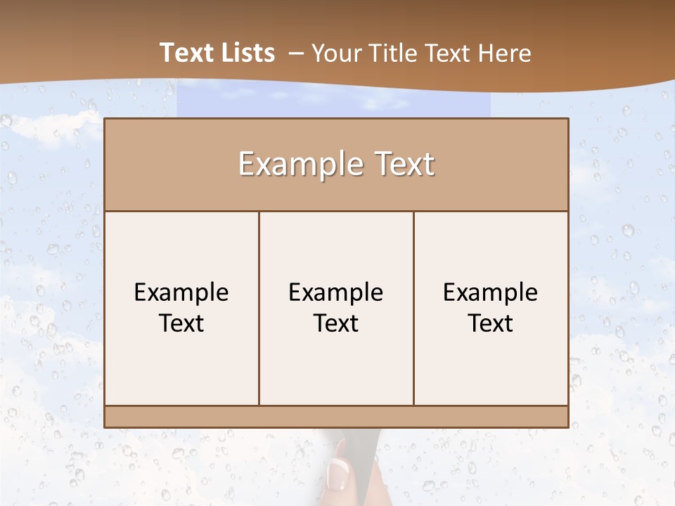 Pretty Girl Face PowerPoint Template