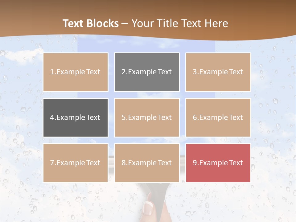 Pretty Girl Face PowerPoint Template