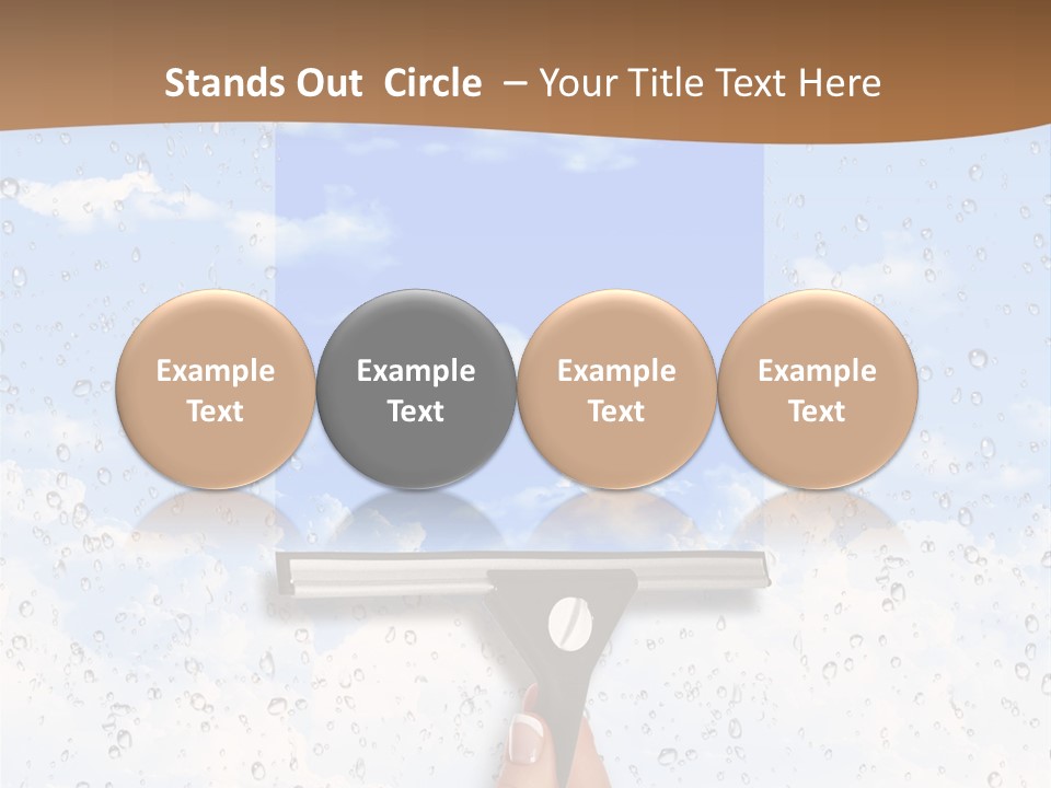 Pretty Girl Face PowerPoint Template