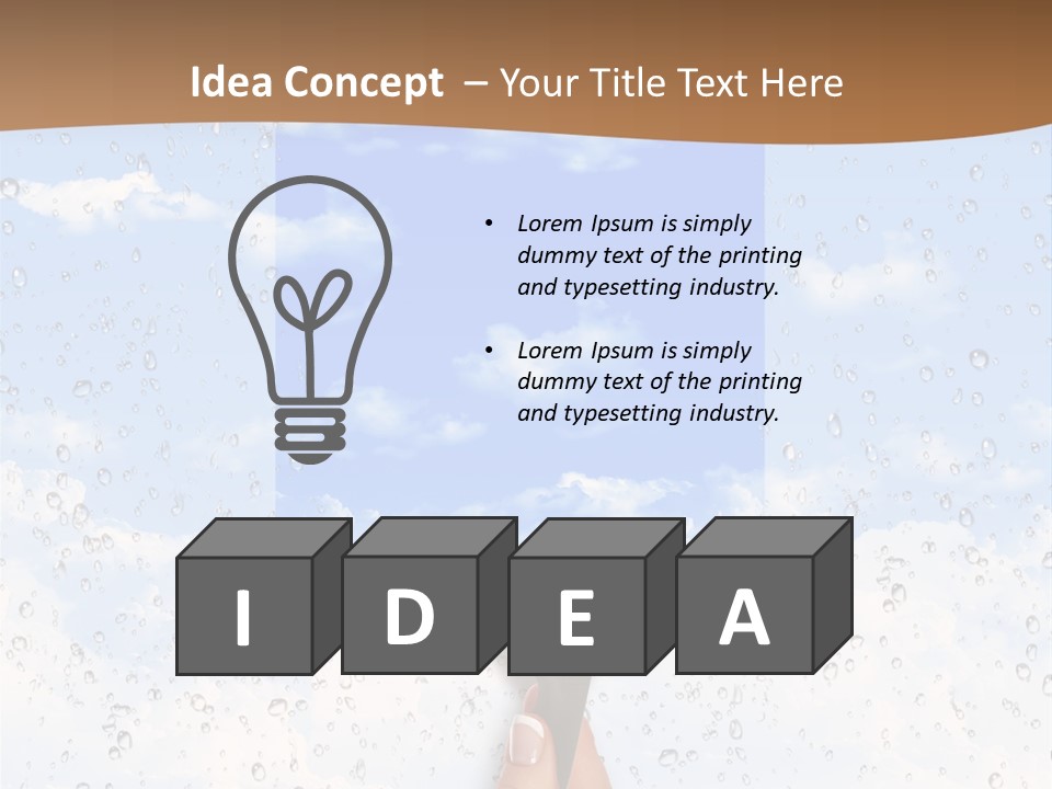 Pretty Girl Face PowerPoint Template