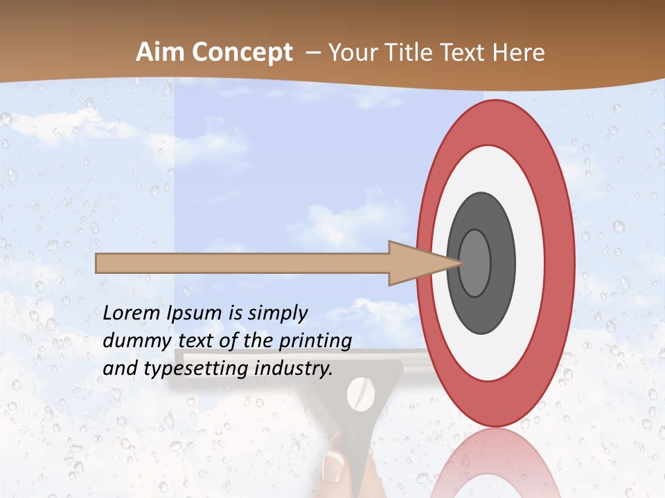 Pretty Girl Face PowerPoint Template