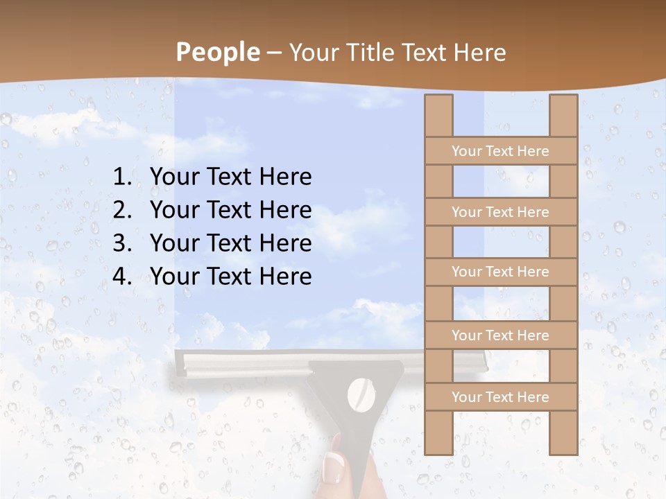 Pretty Girl Face PowerPoint Template