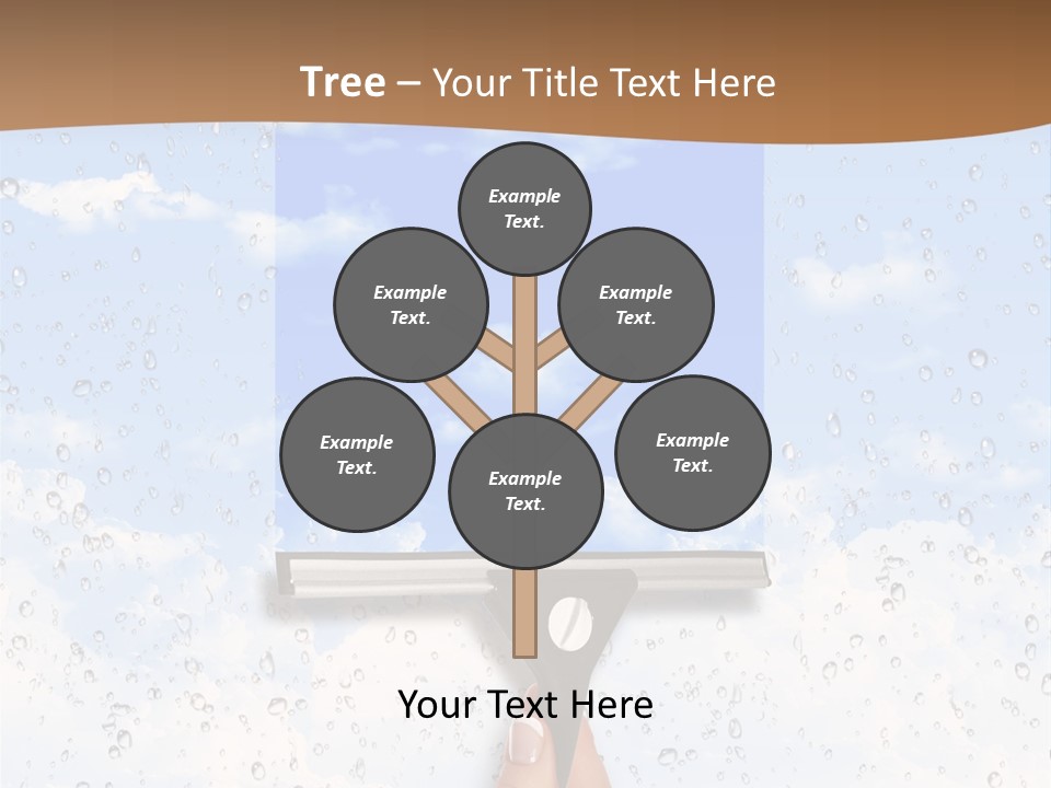 Pretty Girl Face PowerPoint Template