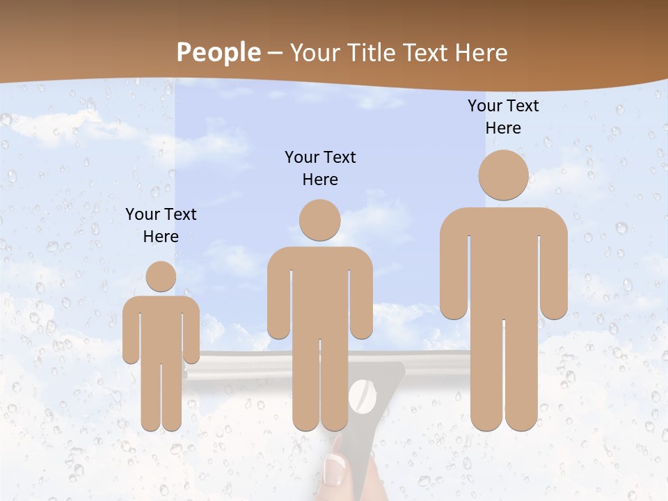 Pretty Girl Face PowerPoint Template