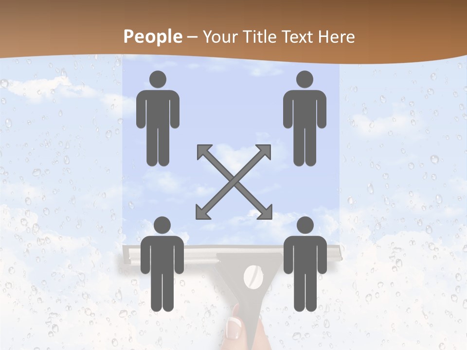 Pretty Girl Face PowerPoint Template