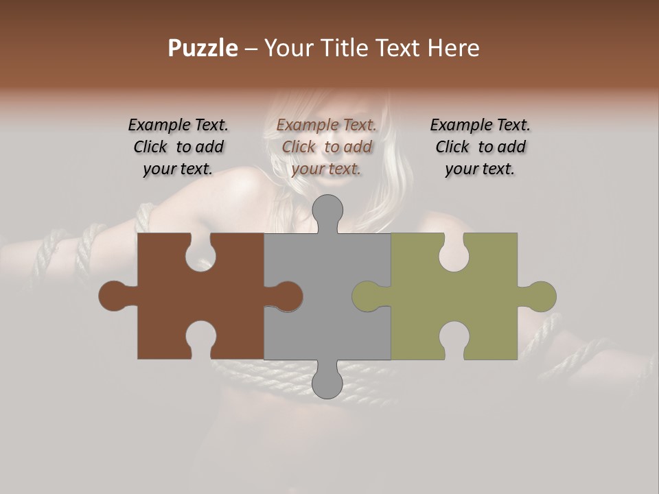 Concept Imprisoned Bondage PowerPoint Template