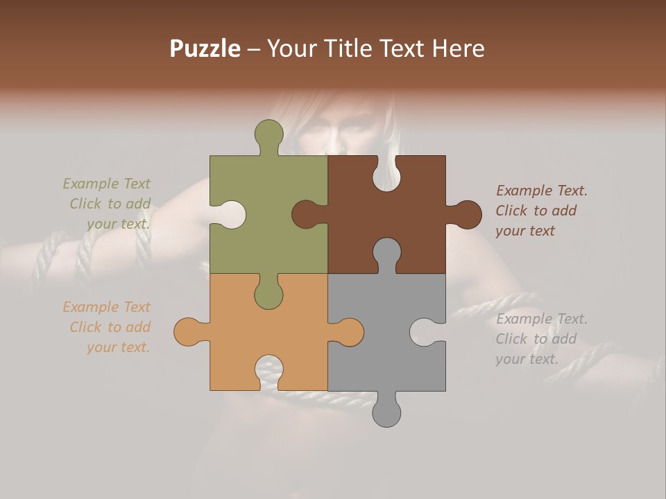 Concept Imprisoned Bondage PowerPoint Template