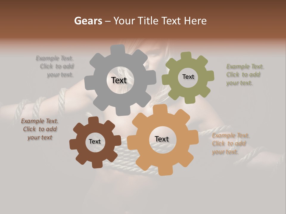 Concept Imprisoned Bondage PowerPoint Template