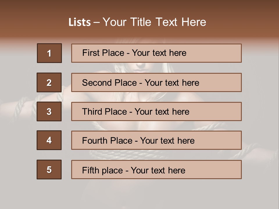 Concept Imprisoned Bondage PowerPoint Template