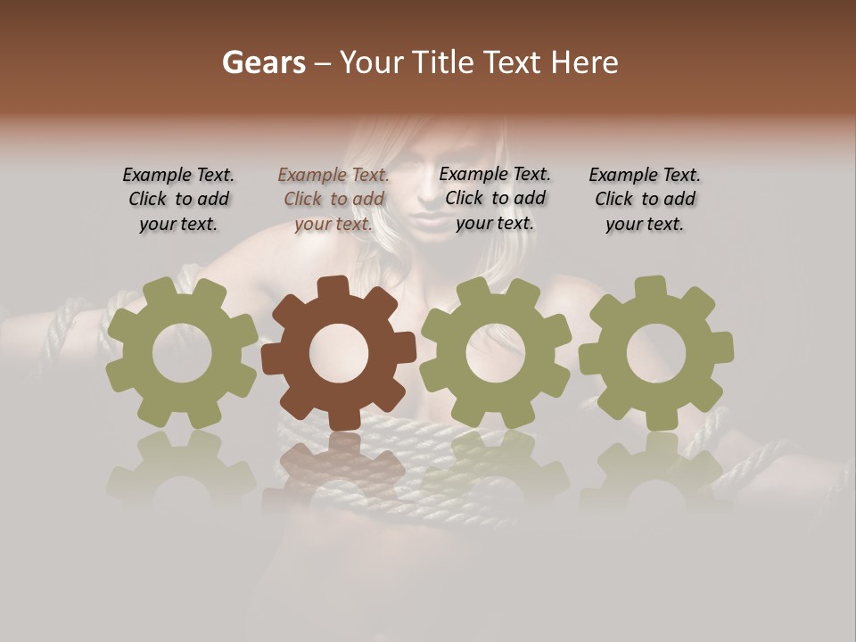 Concept Imprisoned Bondage PowerPoint Template