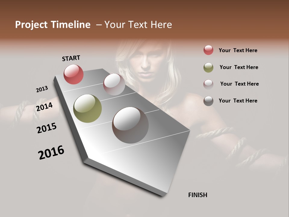 Concept Imprisoned Bondage PowerPoint Template