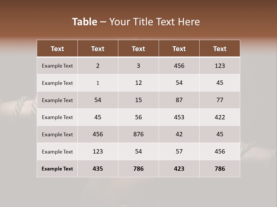 Concept Imprisoned Bondage PowerPoint Template