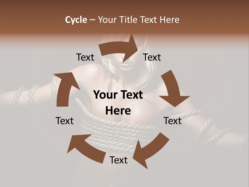 Concept Imprisoned Bondage PowerPoint Template