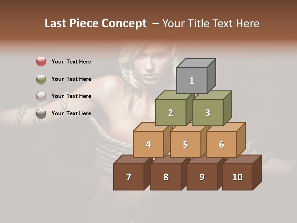 Concept Imprisoned Bondage PowerPoint Template