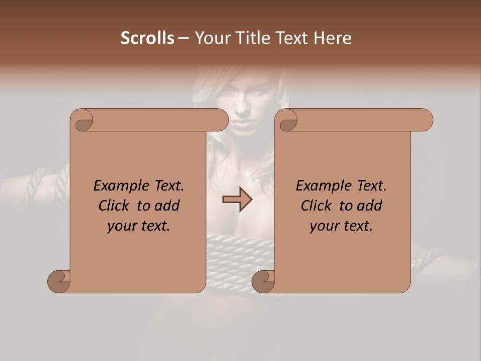 Concept Imprisoned Bondage PowerPoint Template